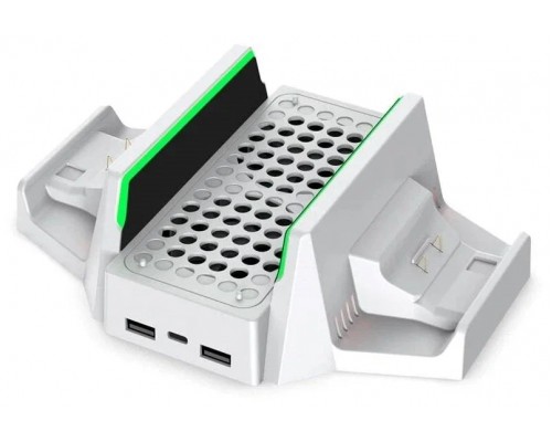 XBox Series S Multi-Functional Stand + Battery pack 800mAH White (2шт) Dobe TYX-0663