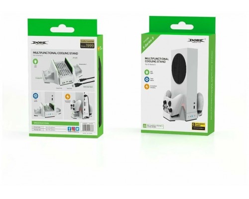 XBox Series S Multi-Functional Stand + Battery pack 800mAH White (2шт) Dobe TYX-0663