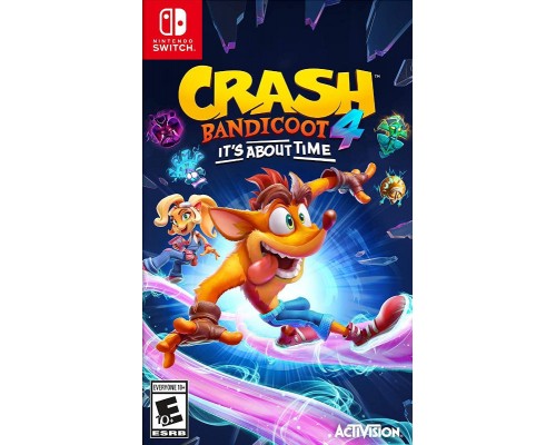 Игра Crash Bandicoot 4 It`s About Time для Nintendo Switch (TSA-HAC-AXSRA-UPX) (Русские субтитры)