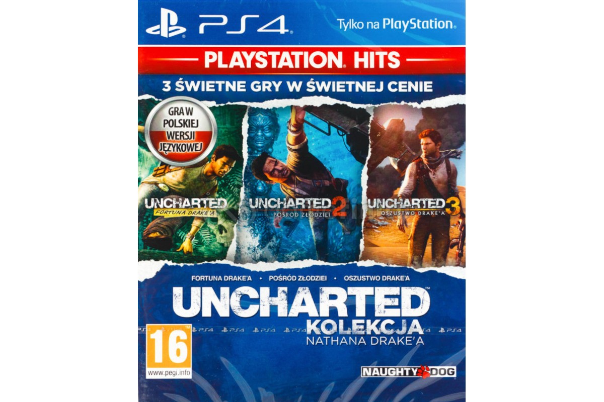 Игра Uncharted Collection Nathana Drake (Натан Дрейк. Коллекция) для PS4  (CUSA 02826) (Рус.суб)