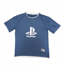 Футболка PlayStation синяя 2XL