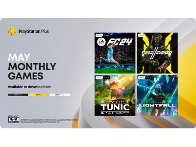 Подписчики PlayStation Plus в мае 2024 года получат Destiny 2: Lightfall, EA Sports FC 24, Ghostrunner 2 и Tunic