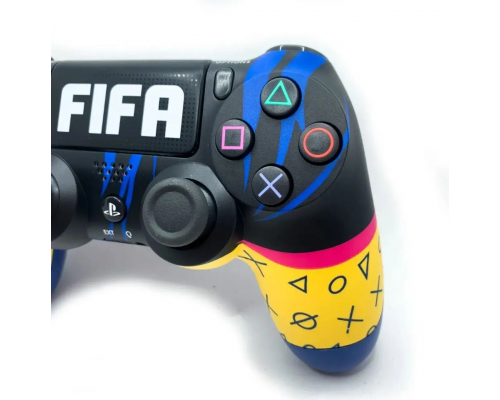 Геймпад PlayStation dualshock 4, Цвет Черно-Желтый "FIFA"