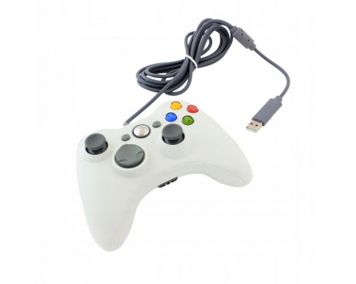 Геймпад Microsoft Xbox 360 Проводной X17-15441-03 (Белый)