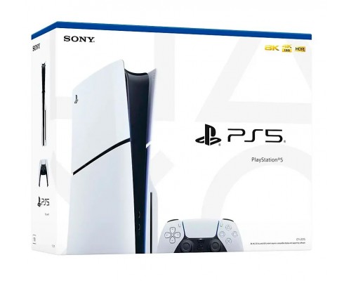 Игровая приставка Sony Playstation 5 Slim 1TB (с приводом Blu-Ray) CFI-2000A + 2 геймпада