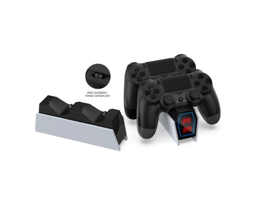 Зарядная станция DOBE для джойстиков PS4 / PS4 Slim / PS4 PRO с индикаторами, TP4-0417