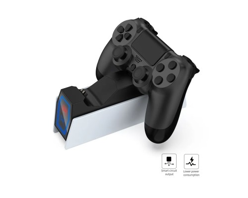 Зарядная станция DOBE для джойстиков PS4 / PS4 Slim / PS4 PRO с индикаторами, TP4-0417