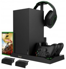 XBox Series X Multi-Functional Stand + Battery pack 1400mAH Black PG-XBX013