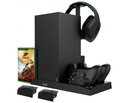 XBox Series X Multi-Functional Stand + Battery pack 1400mAH Black PG-XBX013