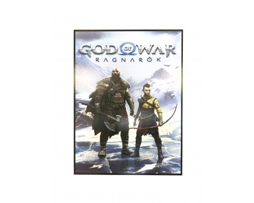 Картина на стену God of War: Ragnarok 60x80 см