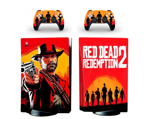 Наклейка на Sony PlayStation 5 Red Dead Redemption 2