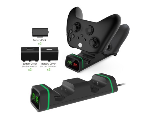 XBox Series X/S Charging Station Dobe 19006X +Battery pack 800Mah Black.