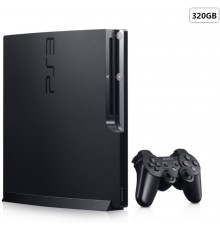 PlayStation 3 Slim 320gb Черная (без коробки)