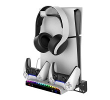 Подставка с зарядкой и крепление на стену PS5 Slim VOLFOX P5-400