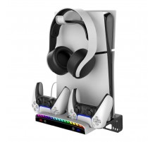 Подставка с зарядкой и крепление на стену PS5 Slim VOLFOX P5-400
