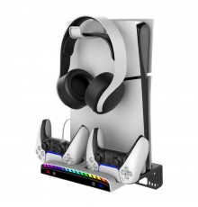 Подставка с зарядкой и крепление на стену PS5 Slim VOLFOX P5-400