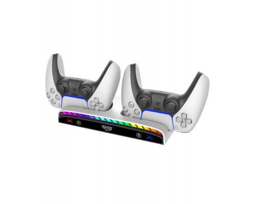 Подставка с зарядкой и крепление на стену PS5 Slim VOLFOX P5-400