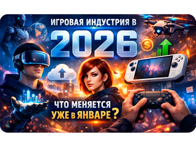 Игровая индустрия в 2026: что меняется уже в январе