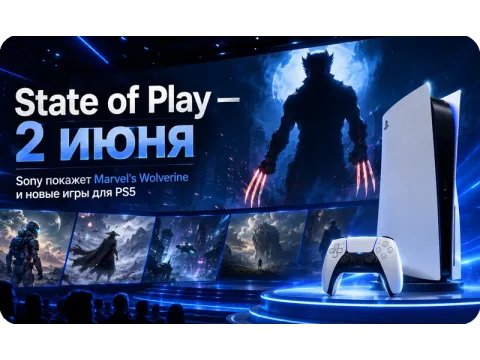 State of Play 2 июня: Sony покажет Marvel’s Wolverine и новые игры для PS5