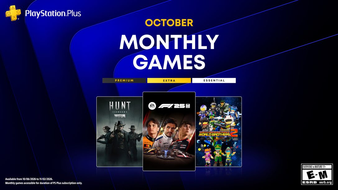 PS Plus в октябре: F1 25, Hunt: Showdown 1896 и EDF — что добавить в библиотеку