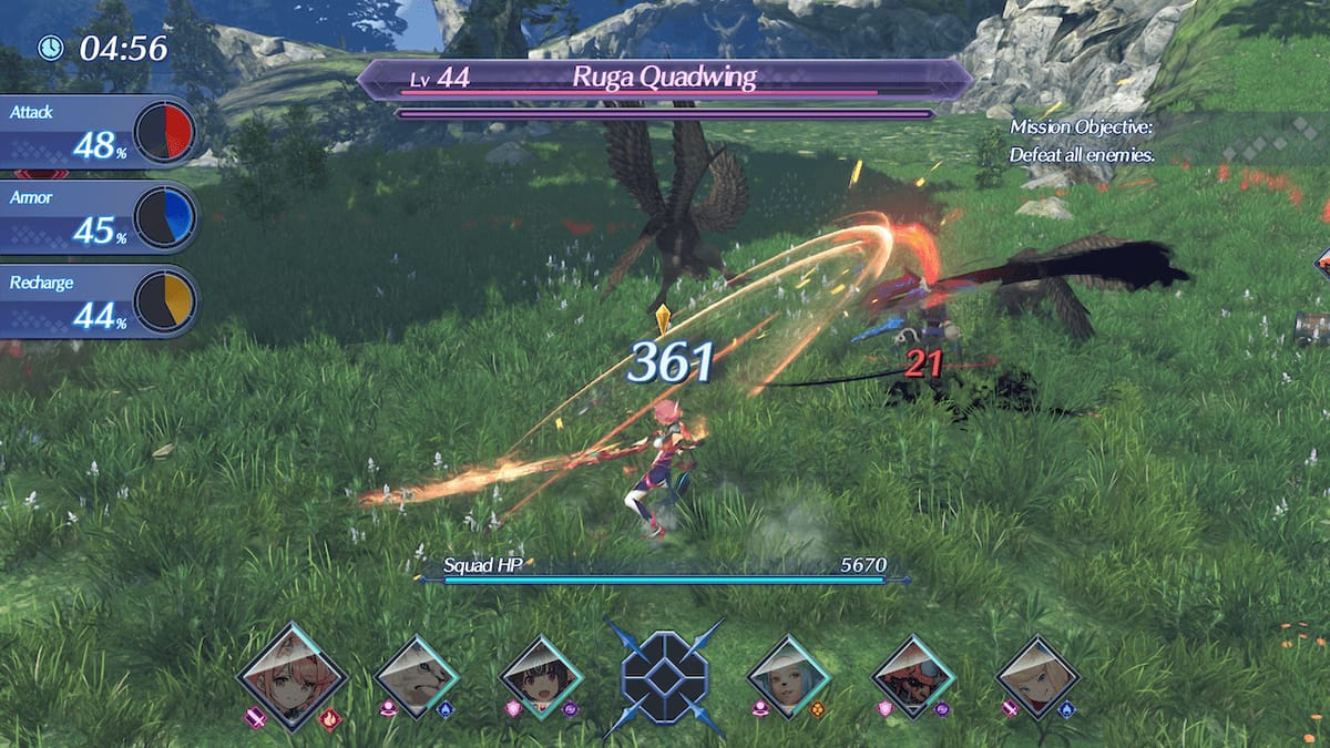 Официальный кадр сражения в Xenoblade Chronicles 2 для Nintendo Switch 2