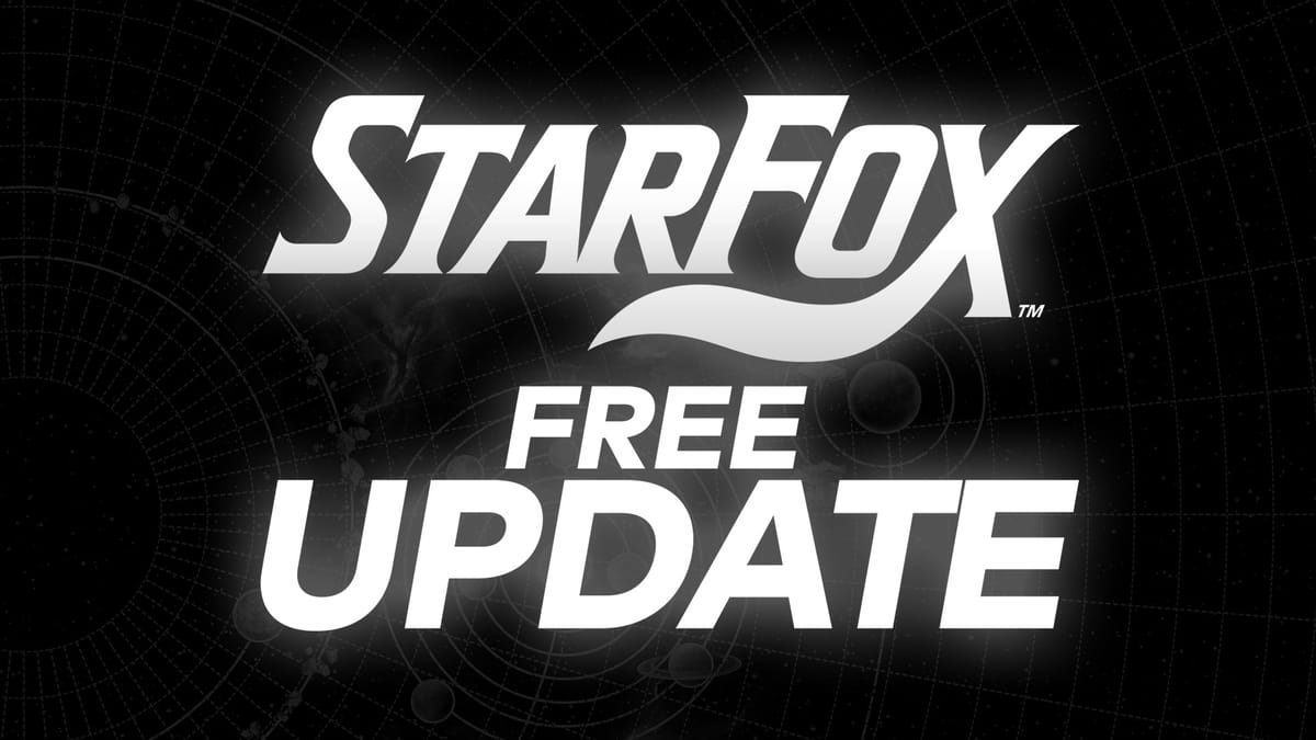 Официальный баннер бесплатного обновления Star Fox для Nintendo Switch 2