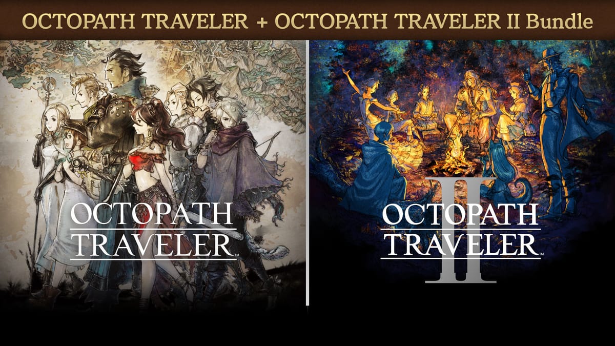 Официальный промо-арт двух игр Octopath Traveler для Nintendo Switch 2