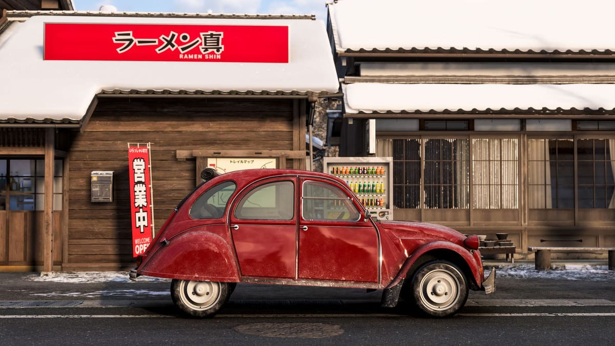 Citroën 2CV в официальном кадре Forza Horizon 6