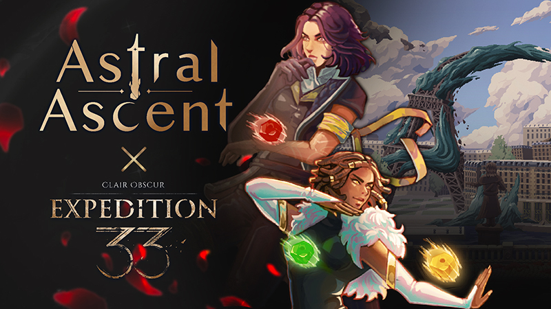 Официальная иллюстрация кроссовера Astral Ascent и Clair Obscur Expedition 33
