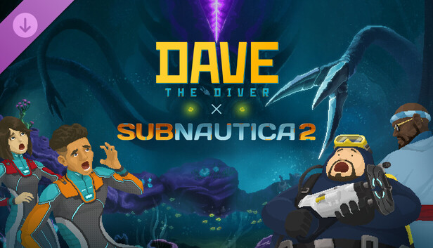 Официальная обложка DAVE THE DIVER Subnautica 2 Content Pack