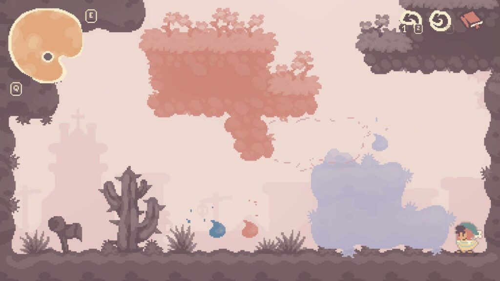 Игровой кадр Colorbound с цветовой головоломкой