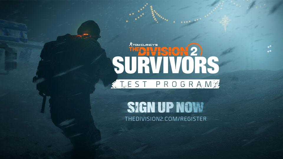 Официальный зимний концепт The Division 2 Survivors, проекта в разработке, с объявлением программы тестирования
