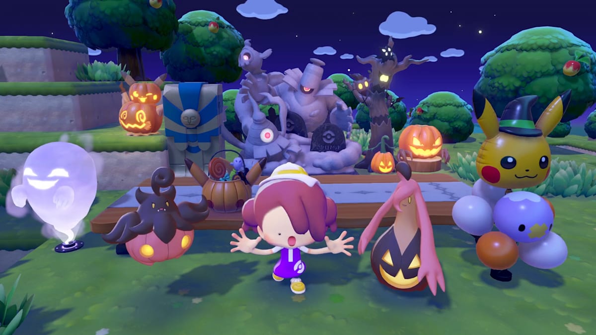 Pumpkaboo, Gourgeist и праздничные украшения в Pokémon Pokopia