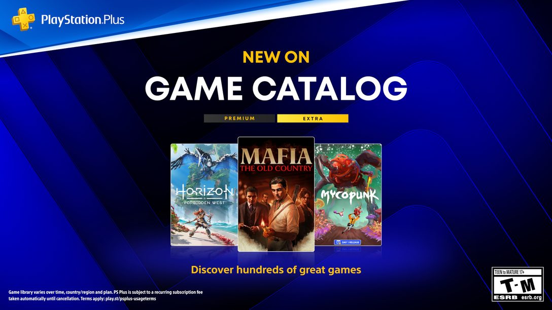 Официальный баннер нового каталога PlayStation Plus