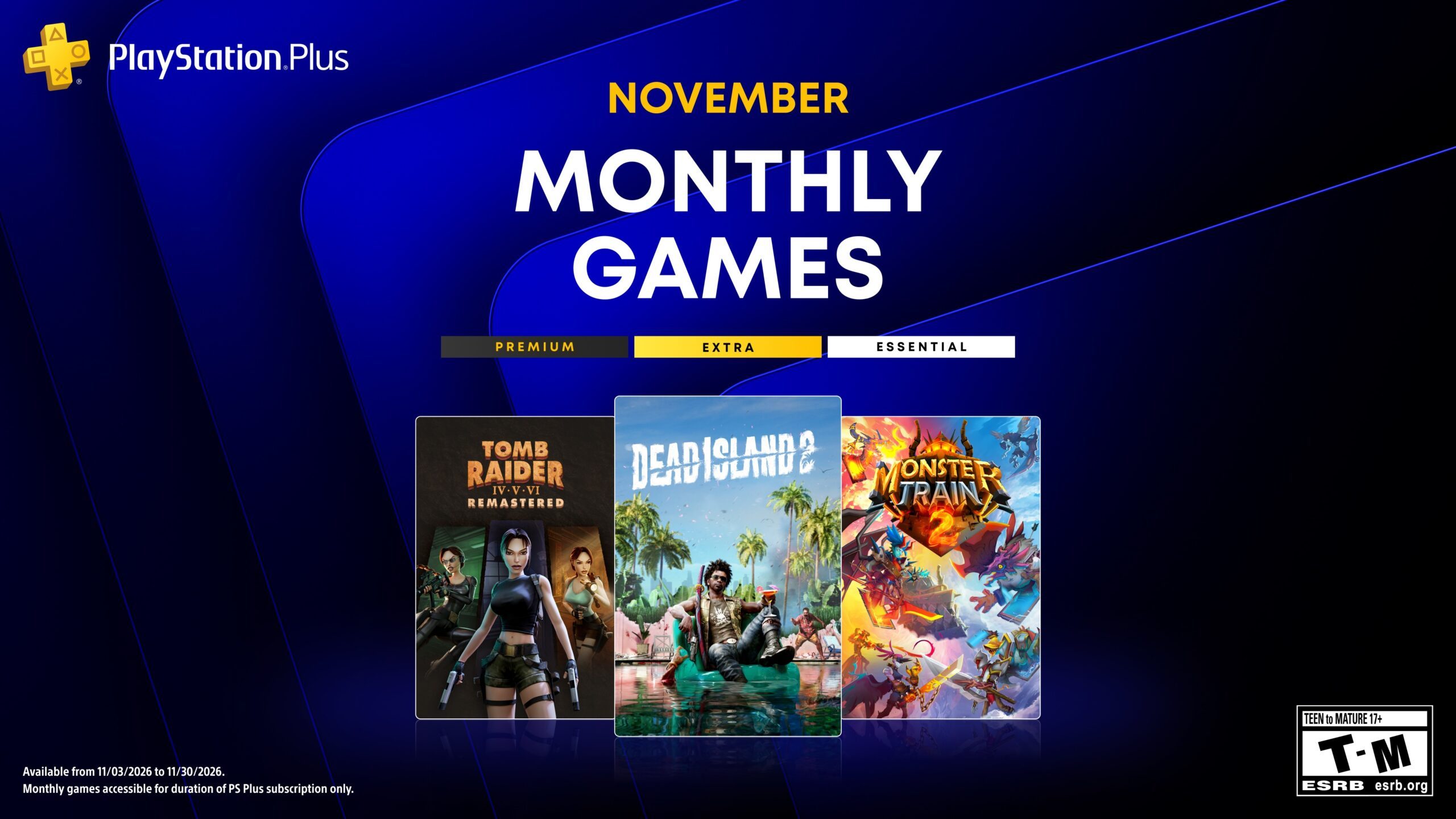 Официальная ноябрьская подборка PlayStation Plus 2026
