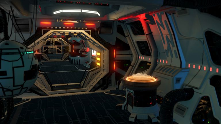 Внутреннее помещение корвета Legion в No Man’s Sky Forsaken
