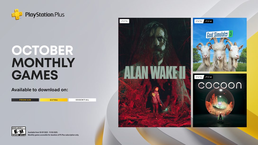 PlayStation Plus — Monthly Games октября и изменения каталога