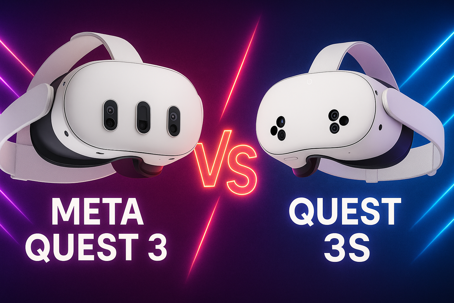 Meta Quest 3 vs Meta Quest 3S — сравнение VR-шлемов