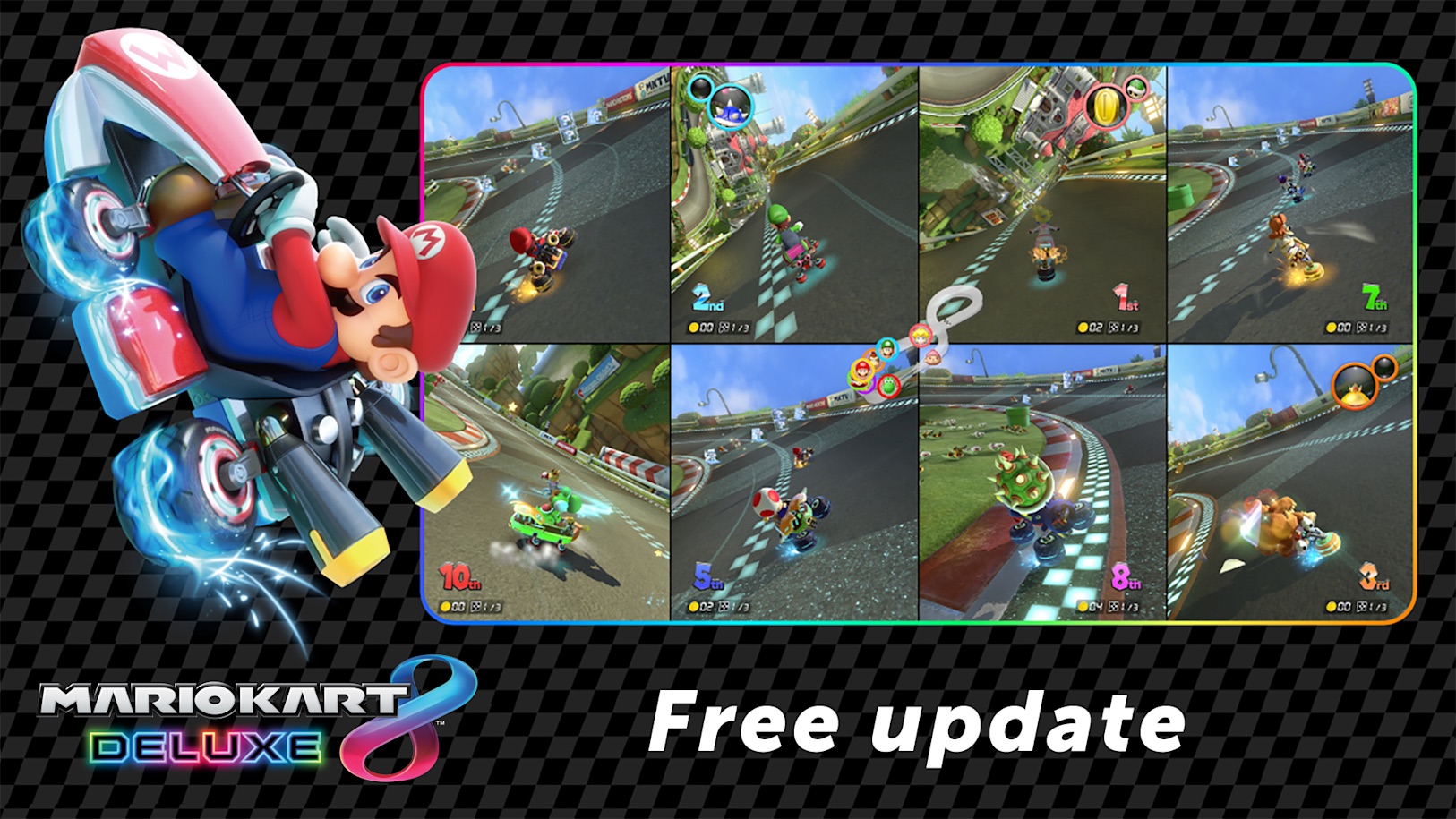 Обновление Mario Kart 8 Deluxe для Nintendo Switch 2