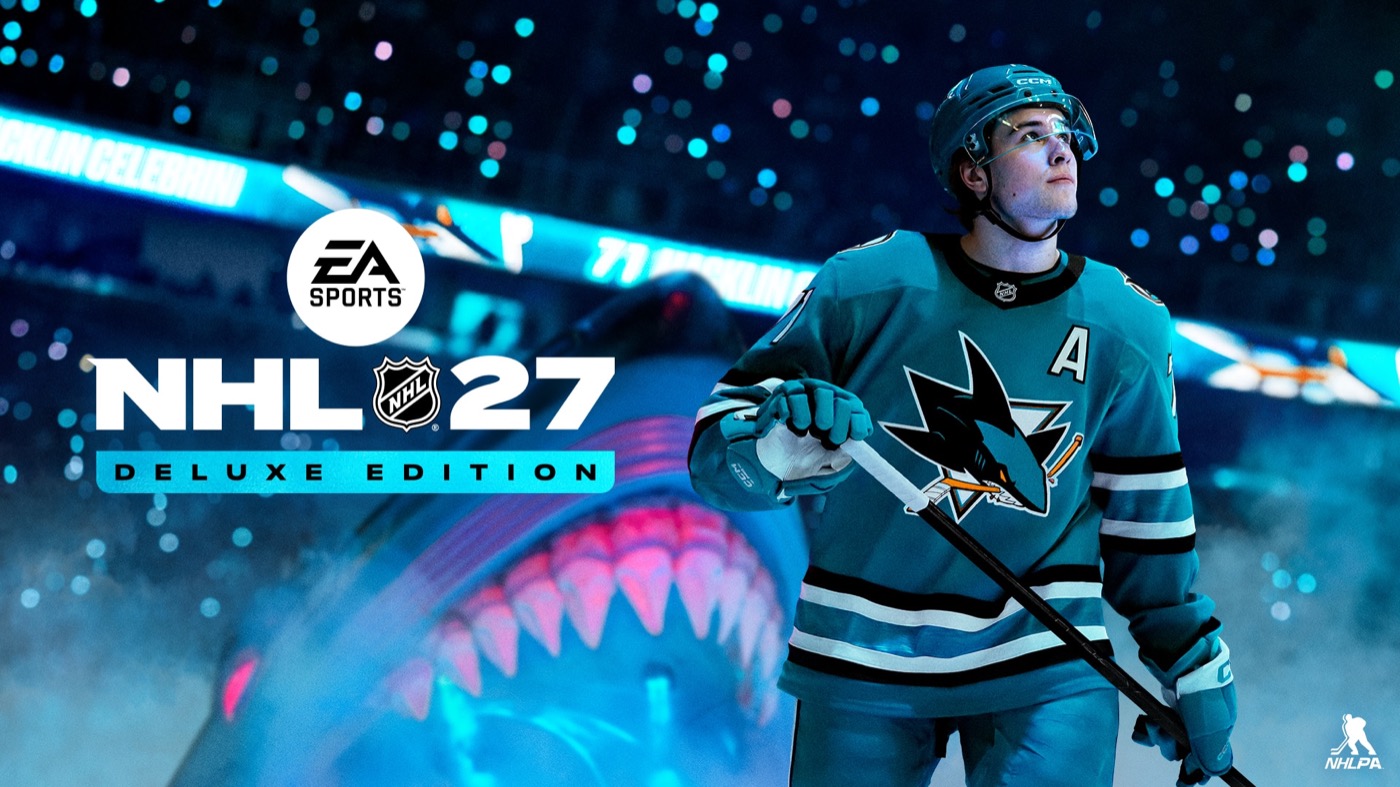 NHL 27 Deluxe Edition: официальный арт с Маклином Селебрини